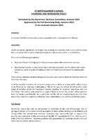 Charging & Remissions Policy