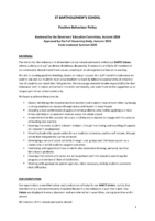Behaviour Policy