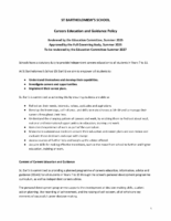 Careers Education & Guidance Policy