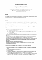 Charging & Remissions Policy