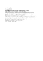 Term Dates 2025-26